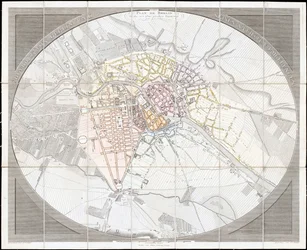 Plan de Berlin et de ses environs proches